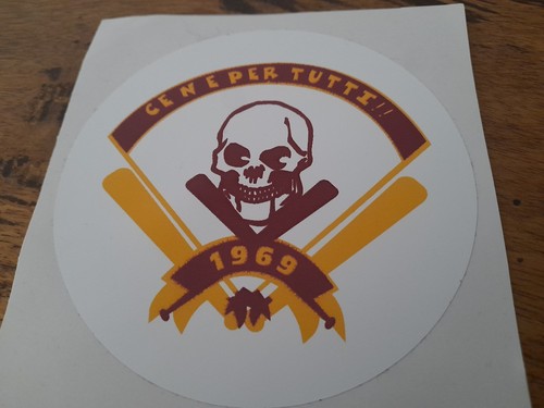 Adesivo sticker ultras granata - adesivo,
