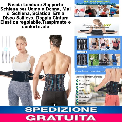 Fascia lombare supporto - lombare,