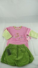 COMPLETO ABITO VESTITO BIMBA BAMBINA NUOVO 6 MESI