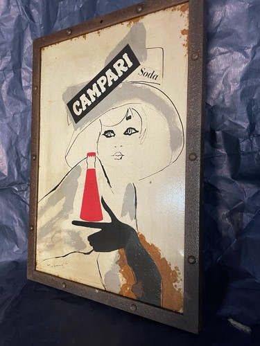 Insegna pubblicitaria campari - insegna,
