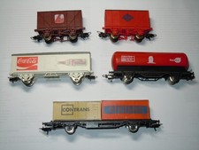 LIMA H0 TRENO CONVOGLIO VAGONI 5 CARRI MERCI  FS E ALTRO  DA GIOCARE