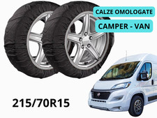 CALZE DA NEVE PER CAMPER VAN FIAT DUCATO 2006- OMOLOGATE TAGLIA L 215/70R15