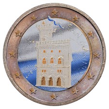 San Marino - 2 Euro Colorato -