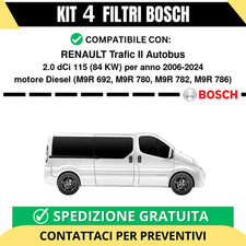 KIT BOSCH 4 Filtri tagliando