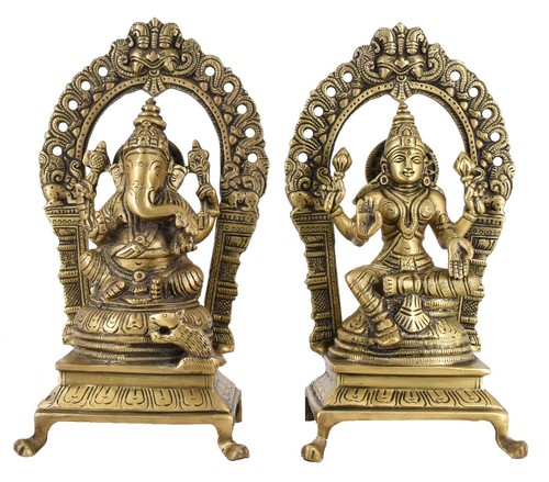 Whitewhale brass laxmi ganesh - laxmi,