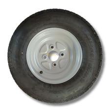 RUOTA 4.50-10 TUBLESS MITAS CERCHIO ATTACCO FIAT 98X4 PER CARRELLO APPENDICE 