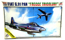 Kit modellino ESCI 1/48 FIAT G.91 PAN "Frecce Tricolori" #SC-4028