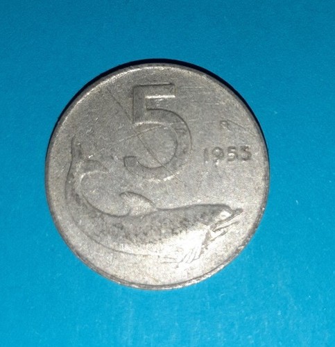 Moneta rara lire delfino del - rara,