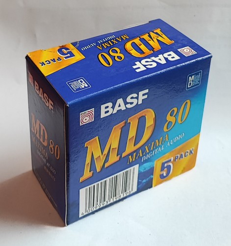 Confezione minidisc basf - confezione, 5