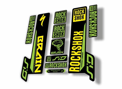 Adesivo decalcomania rock shox - adesivo,
