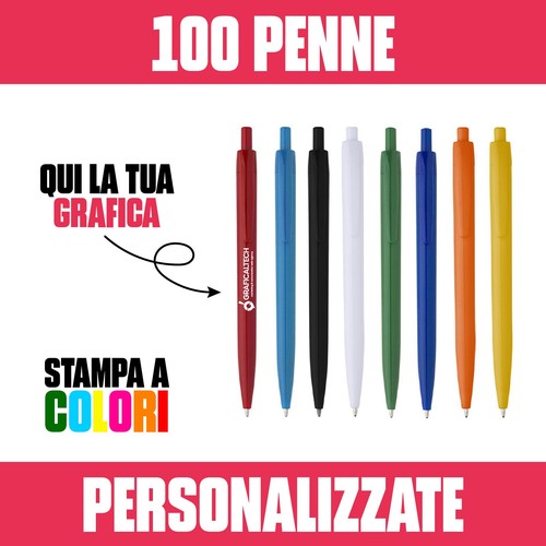 100 penne personalizzate - 100,
