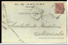 TRAPANI (238) - TRAPANI Commerciale: G.B. ARCERI Commerciante - Fp/Vg 1901