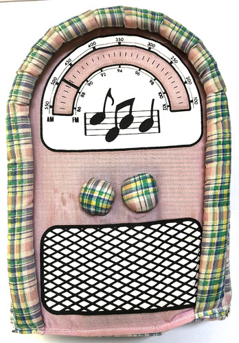 Radio rivestita stoffa - rivestita,