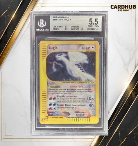 Carta pokemon lugia - carta,