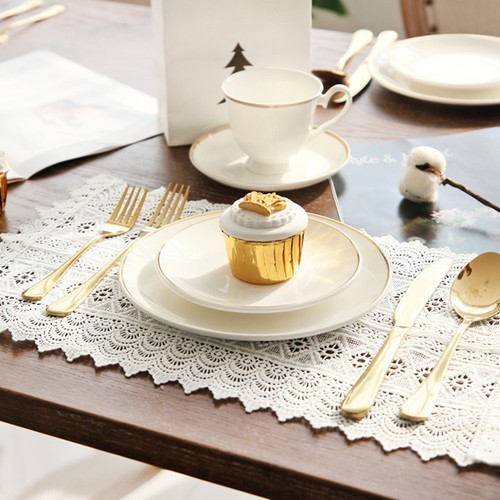 Pcs white table decor - white,