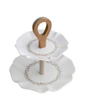 Alzata Riccioli di Fata in Porcellana Brandani