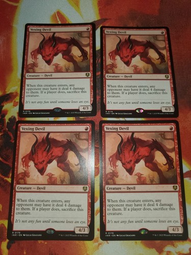 Mtg vexing devil innistrad - vexing,