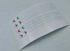 Adesivi Cerchi MARCHESINI Forged BIANCO su trasparente replica 