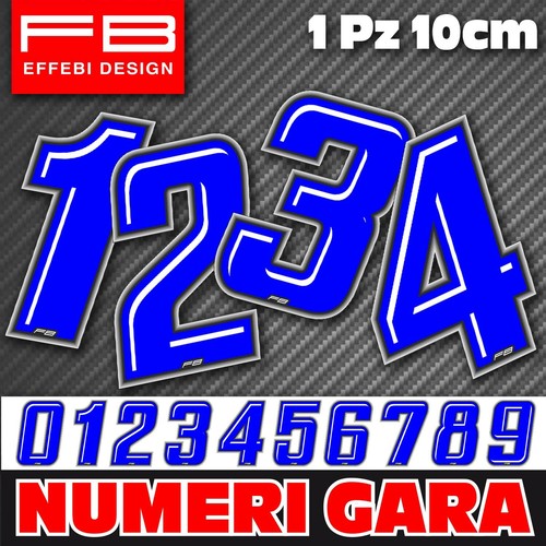 Adesivi stickers numero - stickers, gara