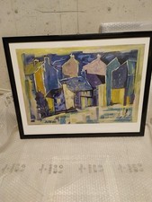 stampa incorniciata cornice nera lucida