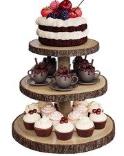 Wood Cupcake Stand, 3 Tier