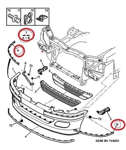 7452a2 kit modanatura profilo - 7452a2,
