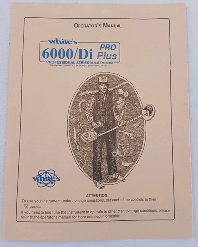 Operators manual for whites - operators,