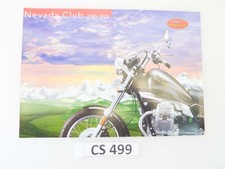 Depliant Brochure Guzzi Nevada Club 750 350 dim 30 x 21 cm materiale commerci...