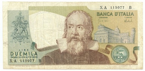 2000 lire banca italia - 2000,