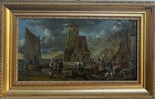 Dipinto olio su metallo, XX