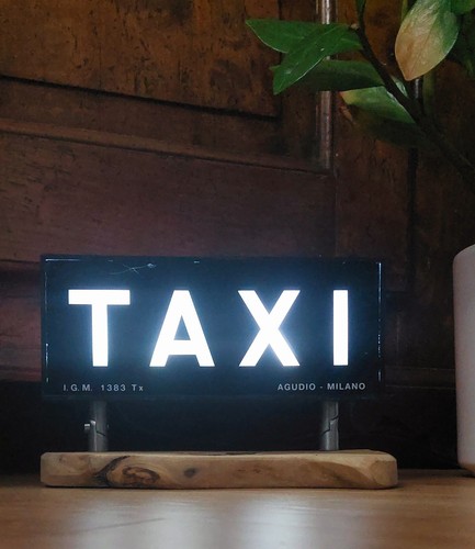 Insegna luminosa taxi - insegna,
