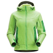 ARC'TERYX HYLLUS GIACCA CON CAPPUCCIO POLARTEC POWER SHIELD O2 HIGH LOFT DONNA S £350RP