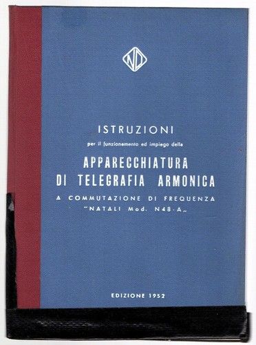 Apparecchiatura telegrafia - di,