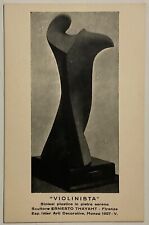 FUTURISMO VIOLINISTA MICHAHELLES FIRENZE A.V° 1927 CARTOLINA THAYAHT