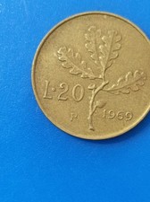 20 Lire 1969 Con La P Anziché