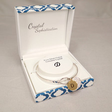 Bracciale lettera placcato - lettera, "d"