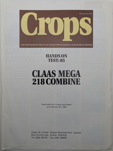 Vintage claas mega 218 - vintage,