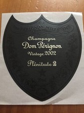 Une étiquette de champagne Dom Pérignon Vintage 2002 Plénitude 2