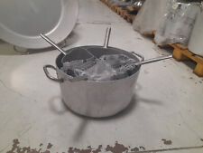 Pentole Agnelli Casseruola con 4 Spicchio Colapasta CM50 Alto Spessore Alluminio