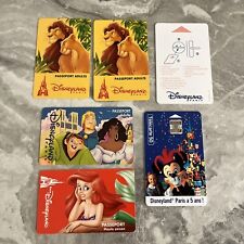 Lotto Disneyland Paris : passeport carte hotel Télécarte Telecom Re Leone Gobbo