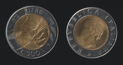 500 lire 1998 ifad italia - 500,