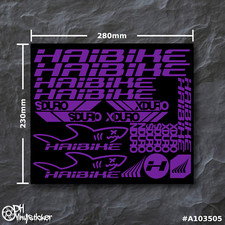 Haibike V2 Set Adesivi Viola |