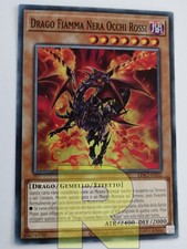 Drago Fiamma Nera Occhi Rossi