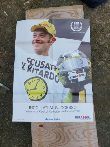 Poster valentino rossi 2008 - valentino,