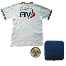 ALESSANDRA SENSINI T-Shirt Autografata + 1 Medaglia Federazione Vela