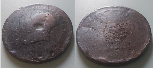 Tornesi 1819 regno - 1819, due