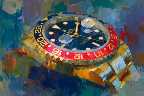 Rolex watch art wall 36x24 - rolex, 36x24"|