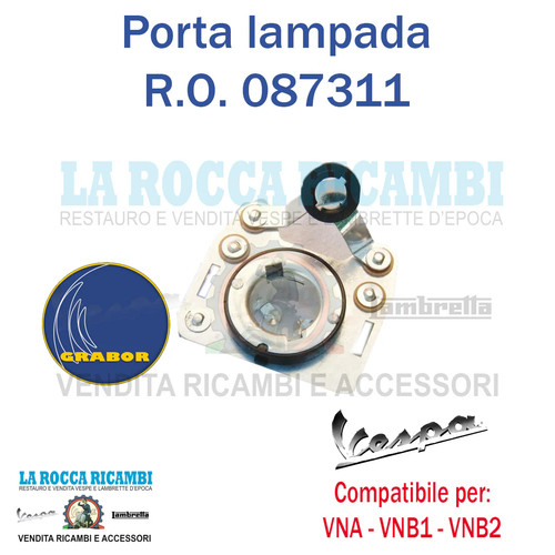Portalampada vespa vna1 - portalampada, vna2
