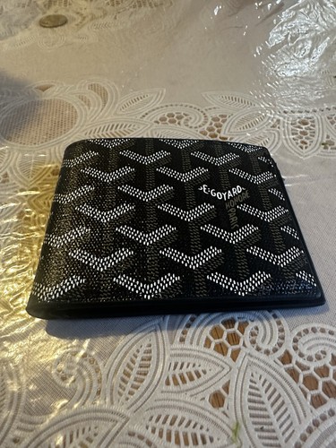 Goyard black bifold wallet - black,