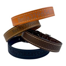 COLLARE CANE IN PELLE